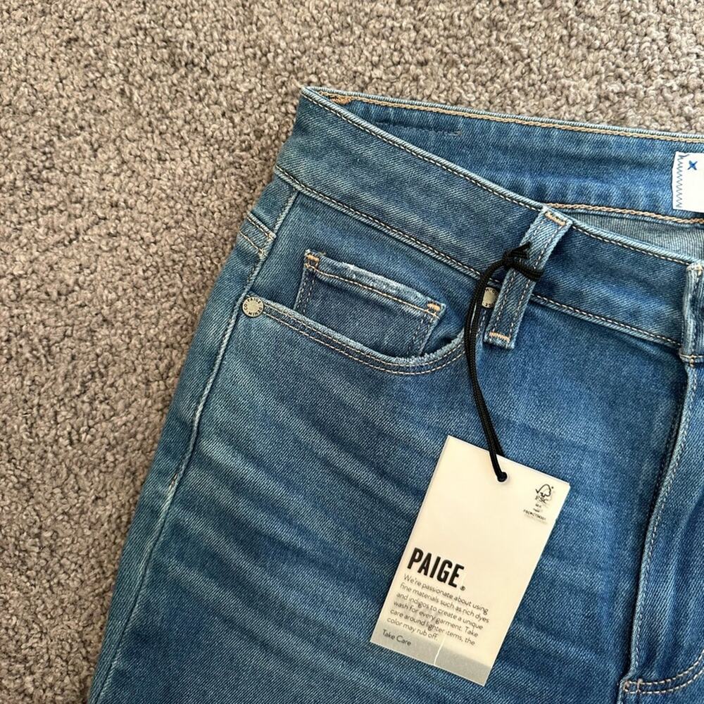 PAIGE Blue Flare & Wide Leg Jeans - Picture 2 of 10